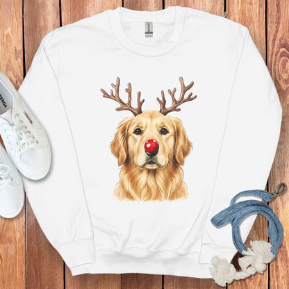 Cute Golden Retriever Christmas Sweatshirt product
