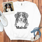 Custom Doodle Photo Pet Sweatshirt