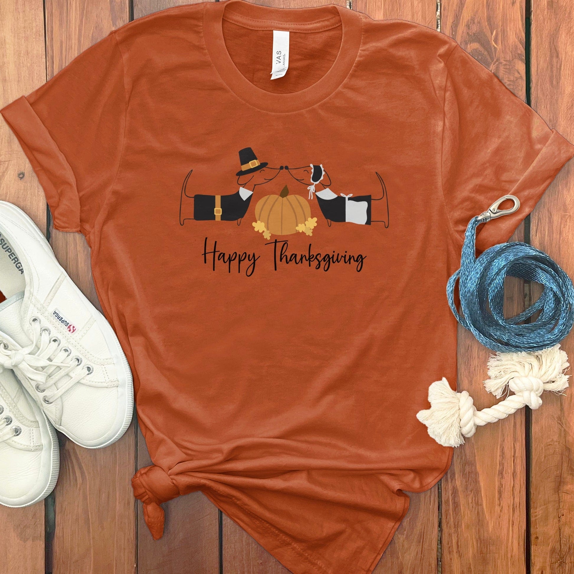 Happy Thanksgiving Dog Design T-Shirt product type