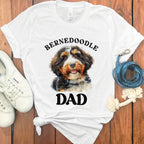 Bernedoodle Dad Graphic T-shirt for Dog Lovers