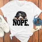 Nope Dog Graphic T-shirt Pajamas Novelty product