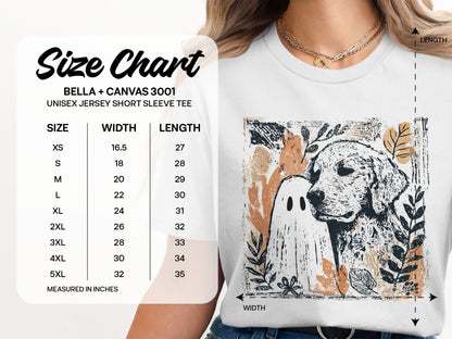 Graphic Dog and Ghost Unisex Jersey Short Sleeve Tee product