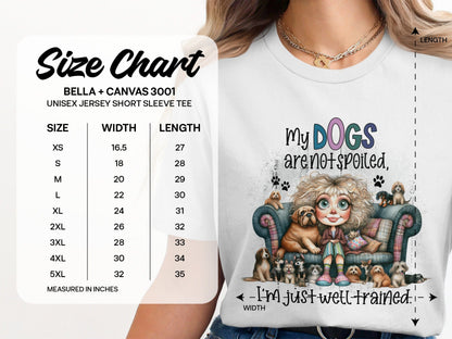 My Dogs Are Not Spoiled Well Trained T-Shirt product