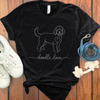 Adorable Doodle Love Graphic Dog Lover T-Shirt