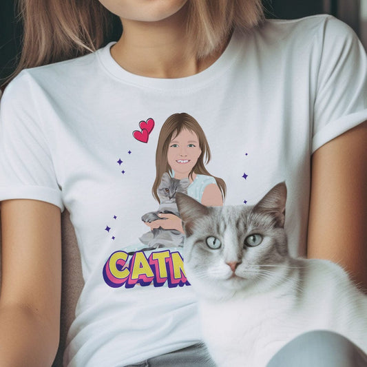 Personalized Cat Mom Shirt