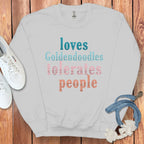 Loves Goldendoodles Tolerates People sweatshirt