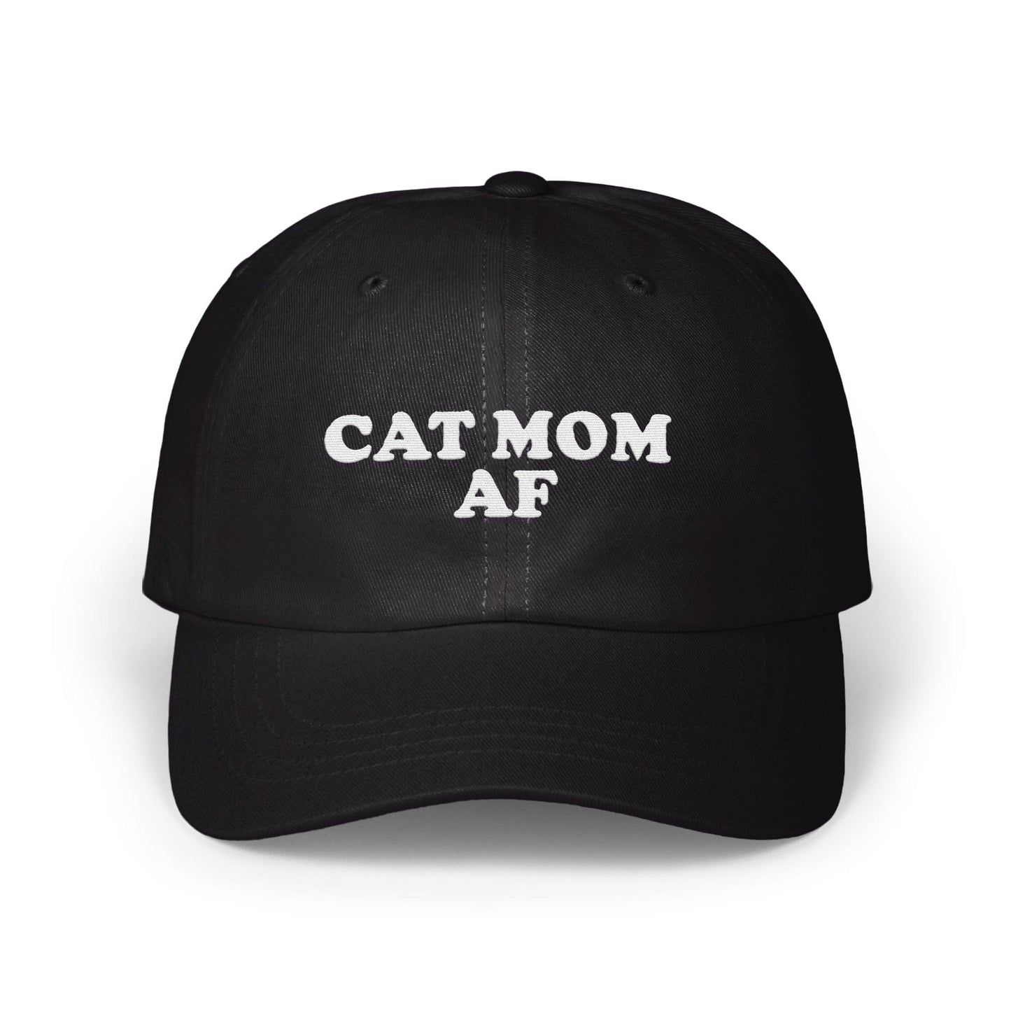 Cat Mom AF Embroidered Baseball Cap product type