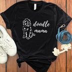 Doodle Mama Cute Dog Lover Graphic Tee Shirt