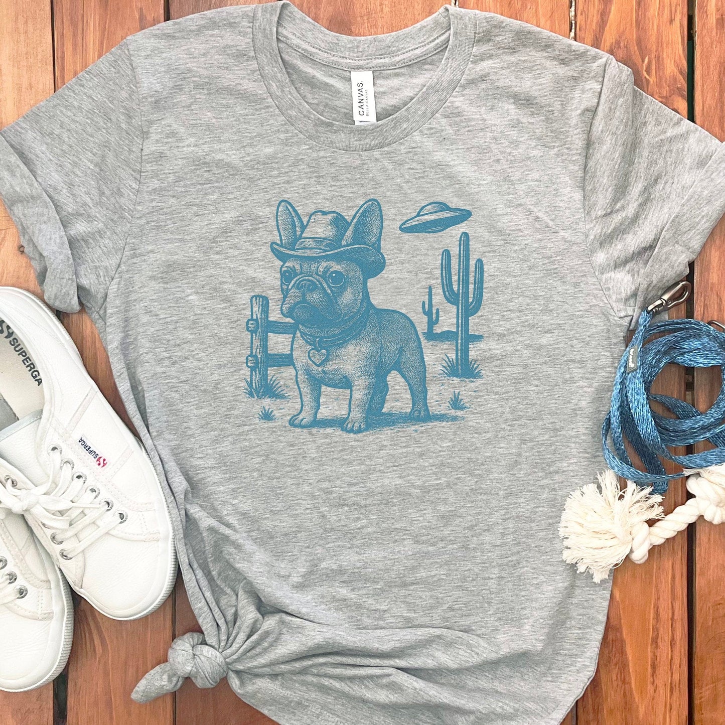 French Bulldog in Western Desert Scene product type