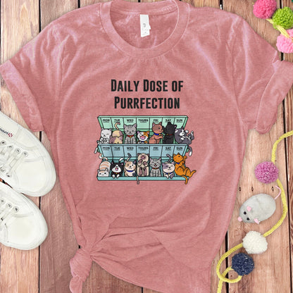 Daily Dose of Purrfection Comfortable T-Shirt product