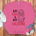 My Doodle is My Valentine Sweatshirt Product