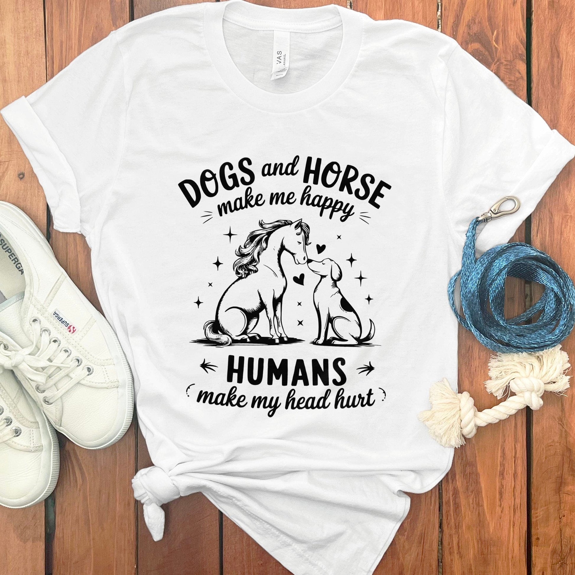 Dogs And Horse Make  Humans My Head Hurt Product Type