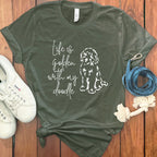Life Is Golden With My Doodle Graphic T-Shirt