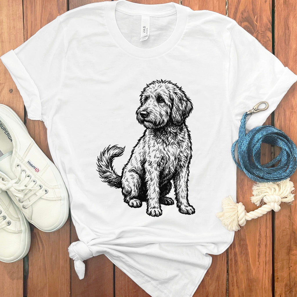 Adorable Dog Illustration Comfortable Shirt