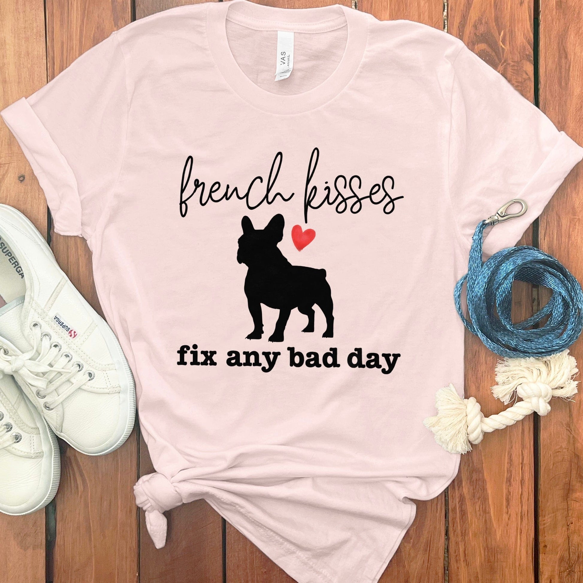 French Kisses Fix Any Bad Day T-shirt product type