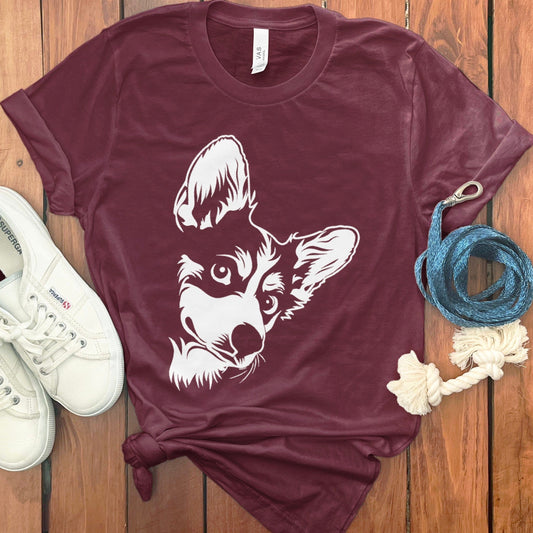 Cute Dog Graphic T-Shirt Casual Wear Shirt Apparel Product