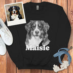 Custom Doodle Photo Pet Sweatshirt