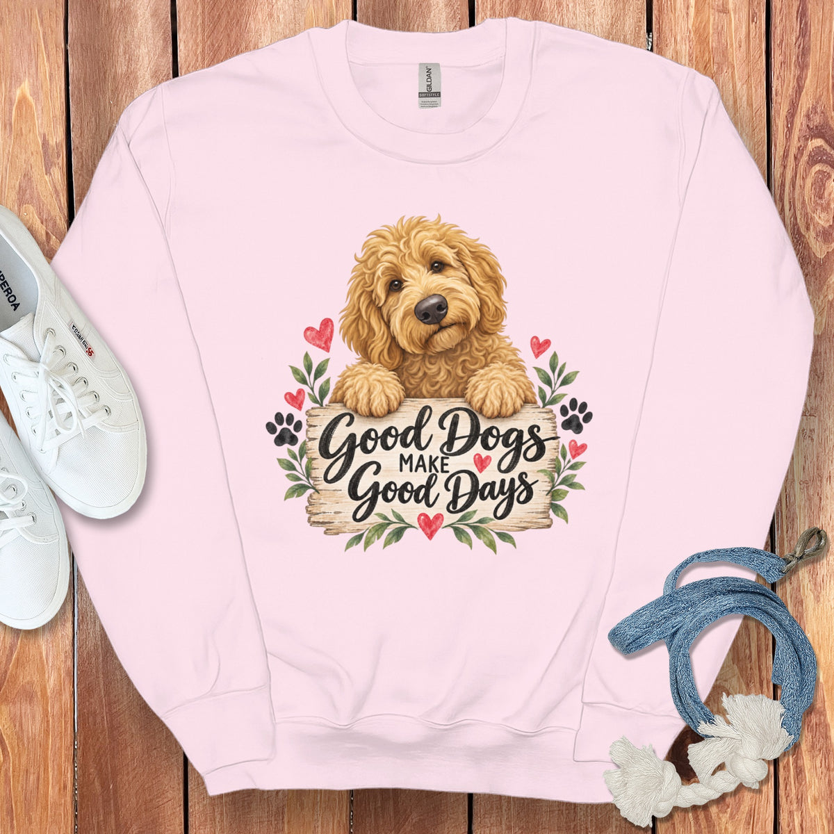Golden Goldendoodle Good Days Sweatshirt