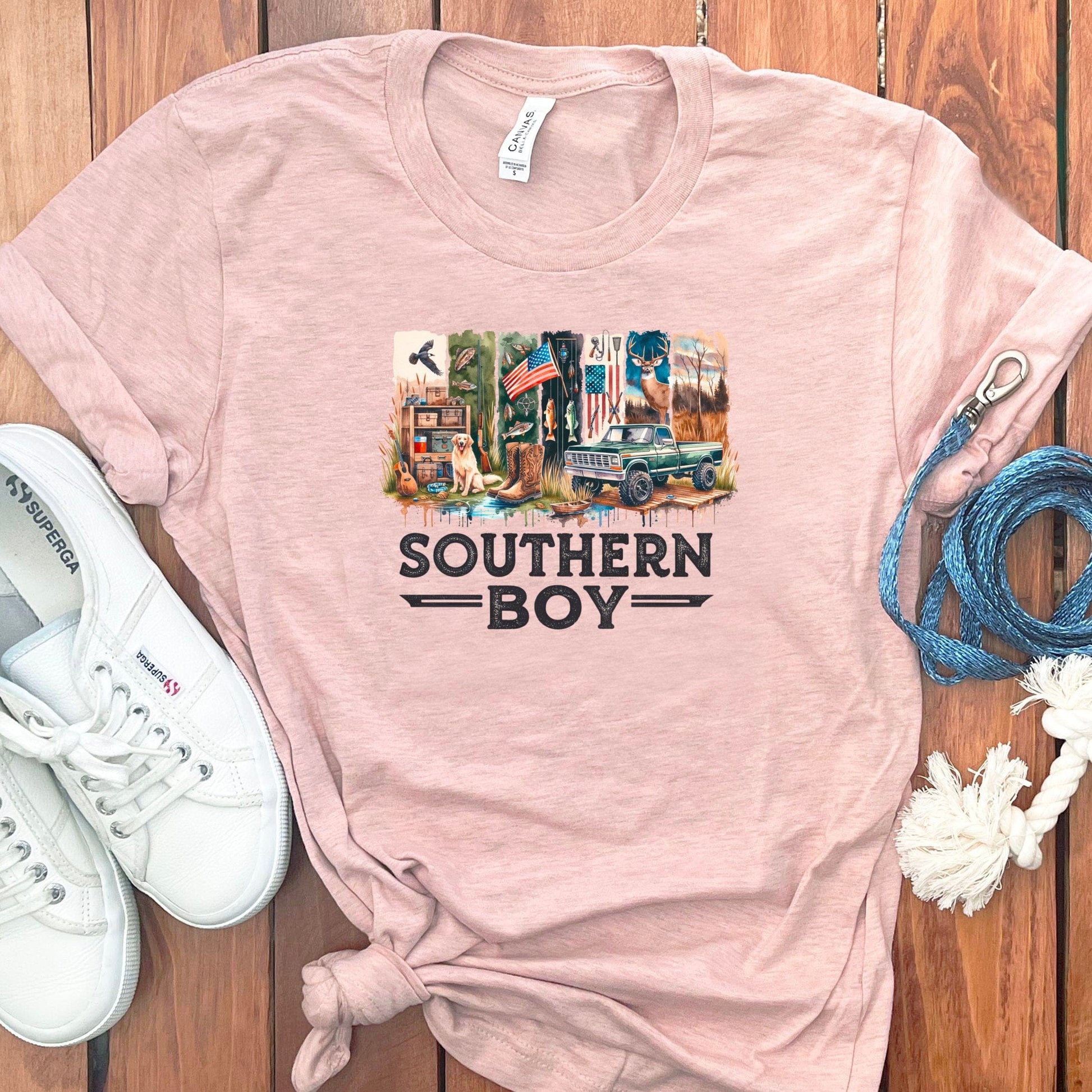 Southern Boy Vintage Artistic Design T-shirt product