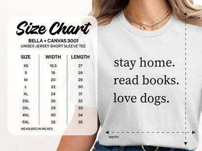 Quirky Stay Home Read Books Love Dogs Tee product