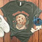 Doodle Mama Shirt with Cute Dog Illustration Design