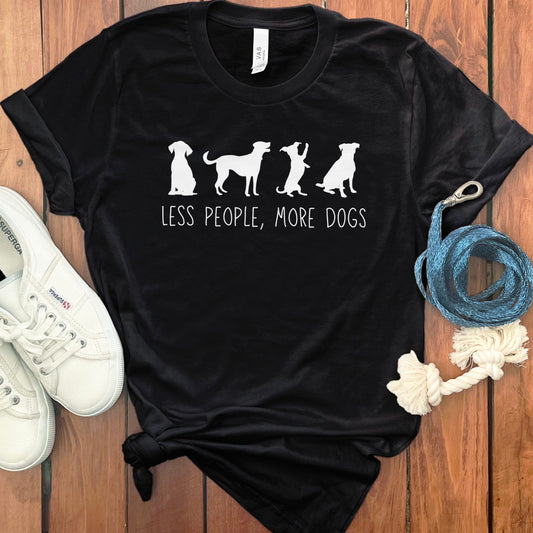 Less People More Dogs Graphic T-Shirt product type