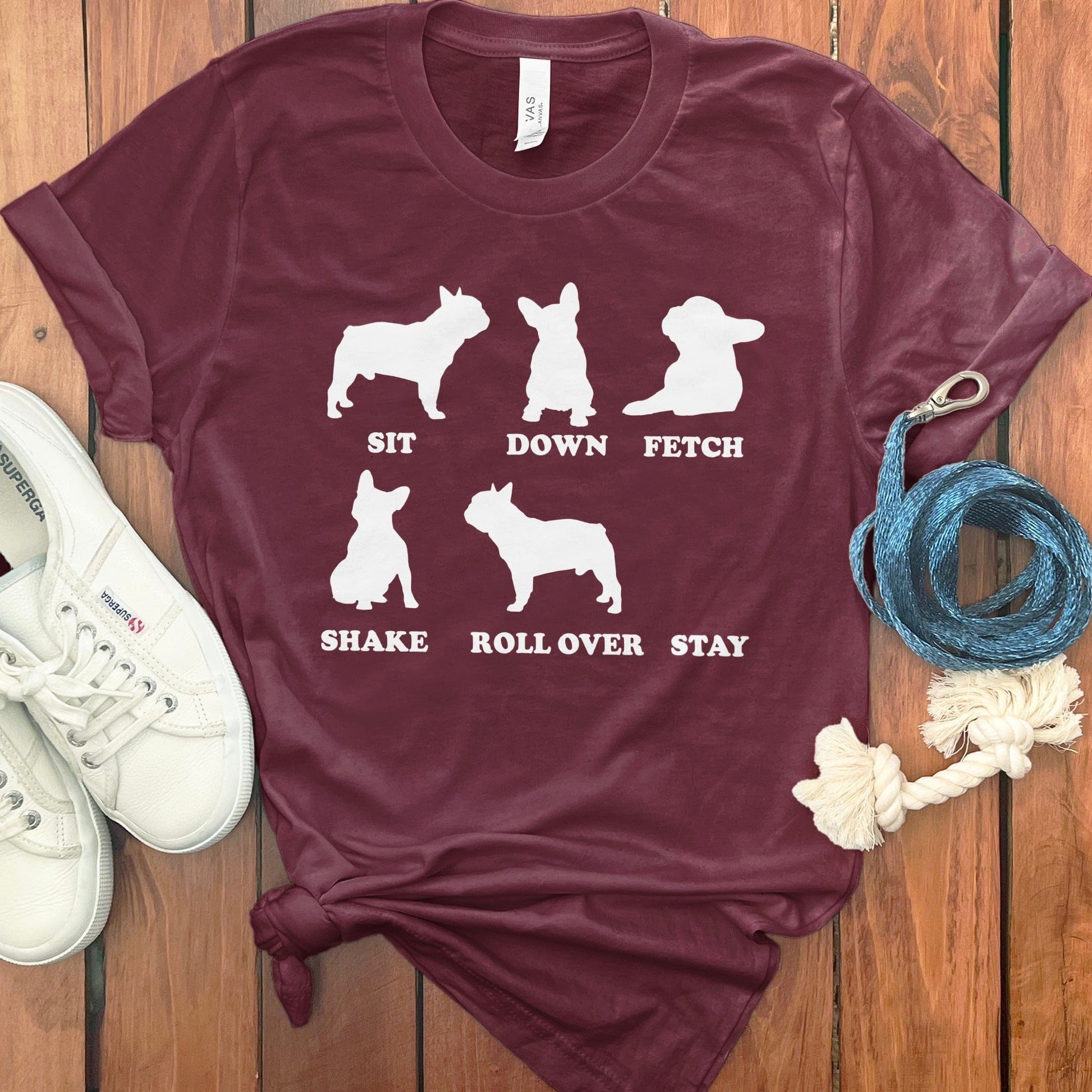 Dog Training Commands Illustrated T-shirt product type