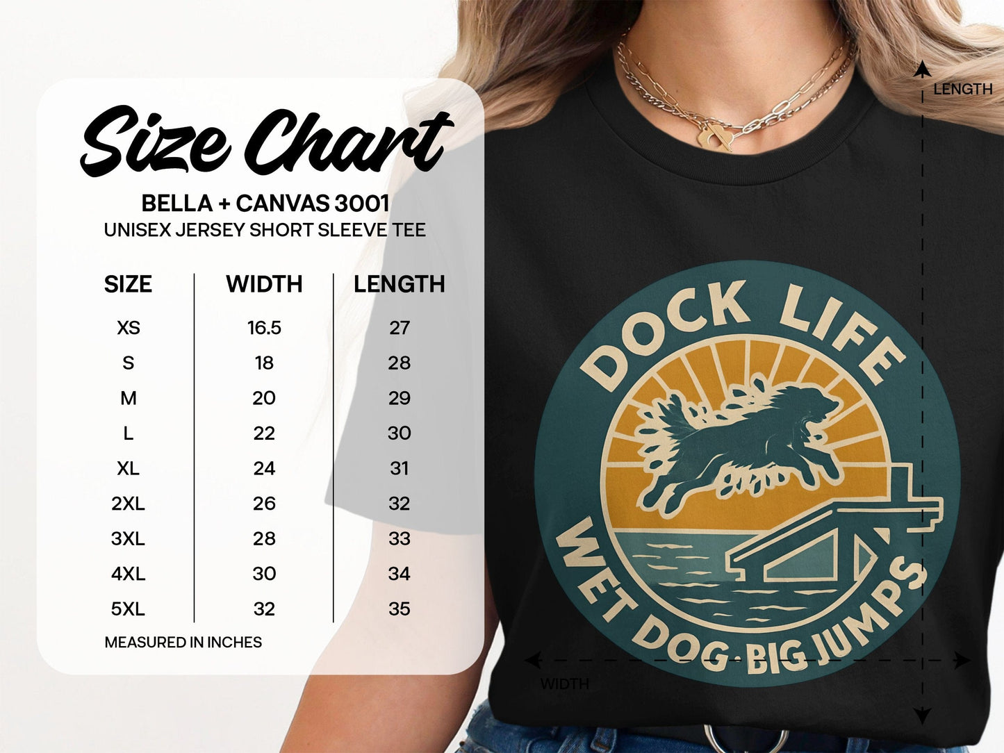 Dock Life Wet Dog Big Jumps T-Shirt product