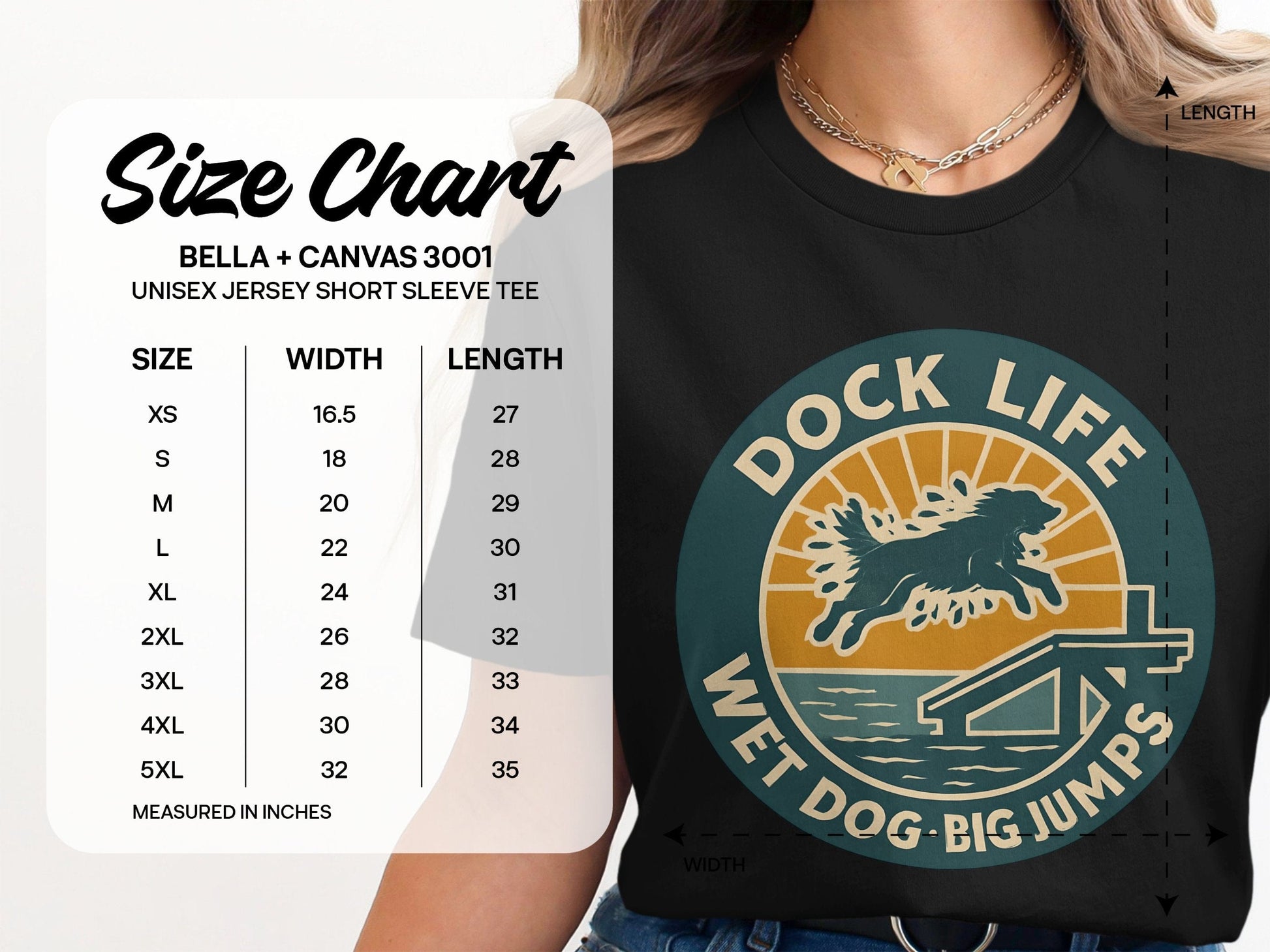 Dock Life Wet Dog Big Jumps T-Shirt product