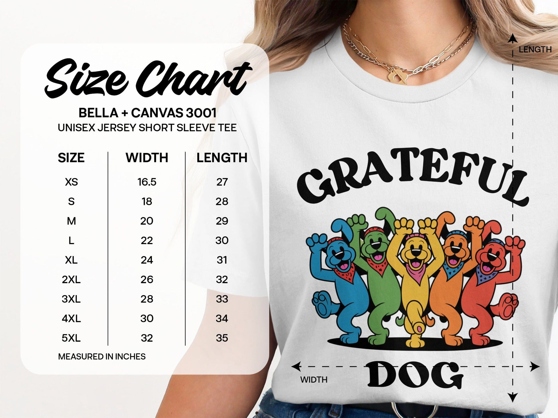Grateful Dog Graphic Unisex Jersey Short Sleeve Tee product type