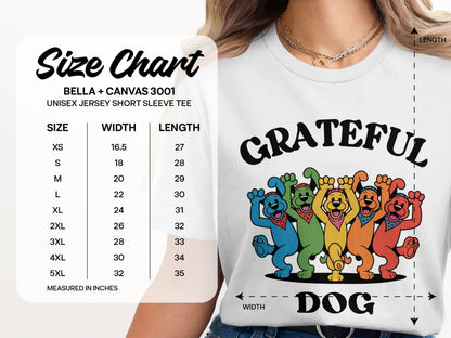 Grateful Dog Graphic Unisex Jersey Short Sleeve Tee product type