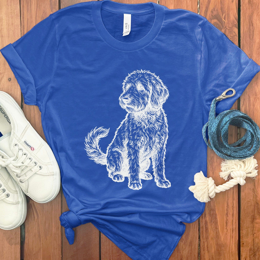 Adorable Dog Sketch Graphic Tee for Pet Lovers