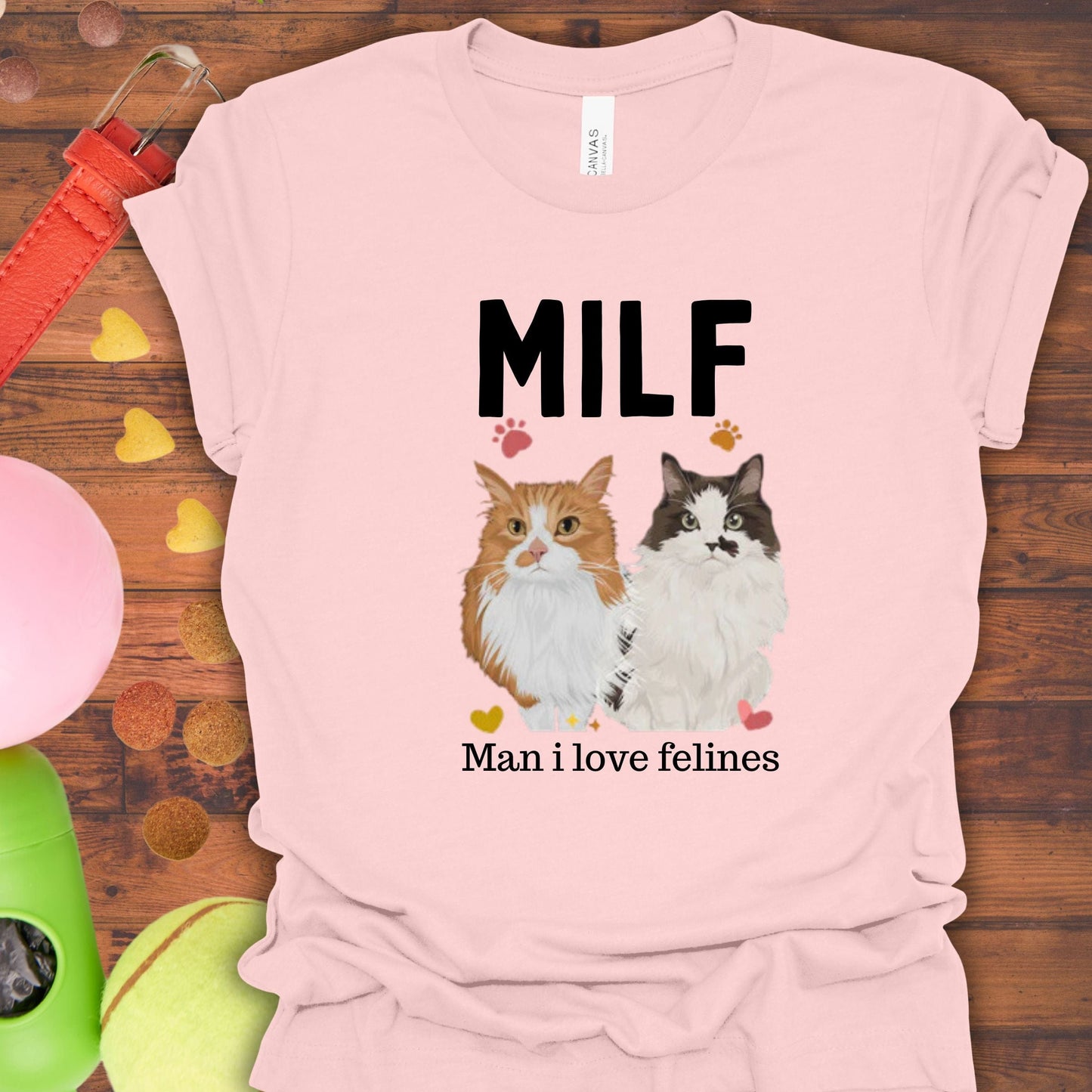 Custom "Man I Love Felines" Shirt