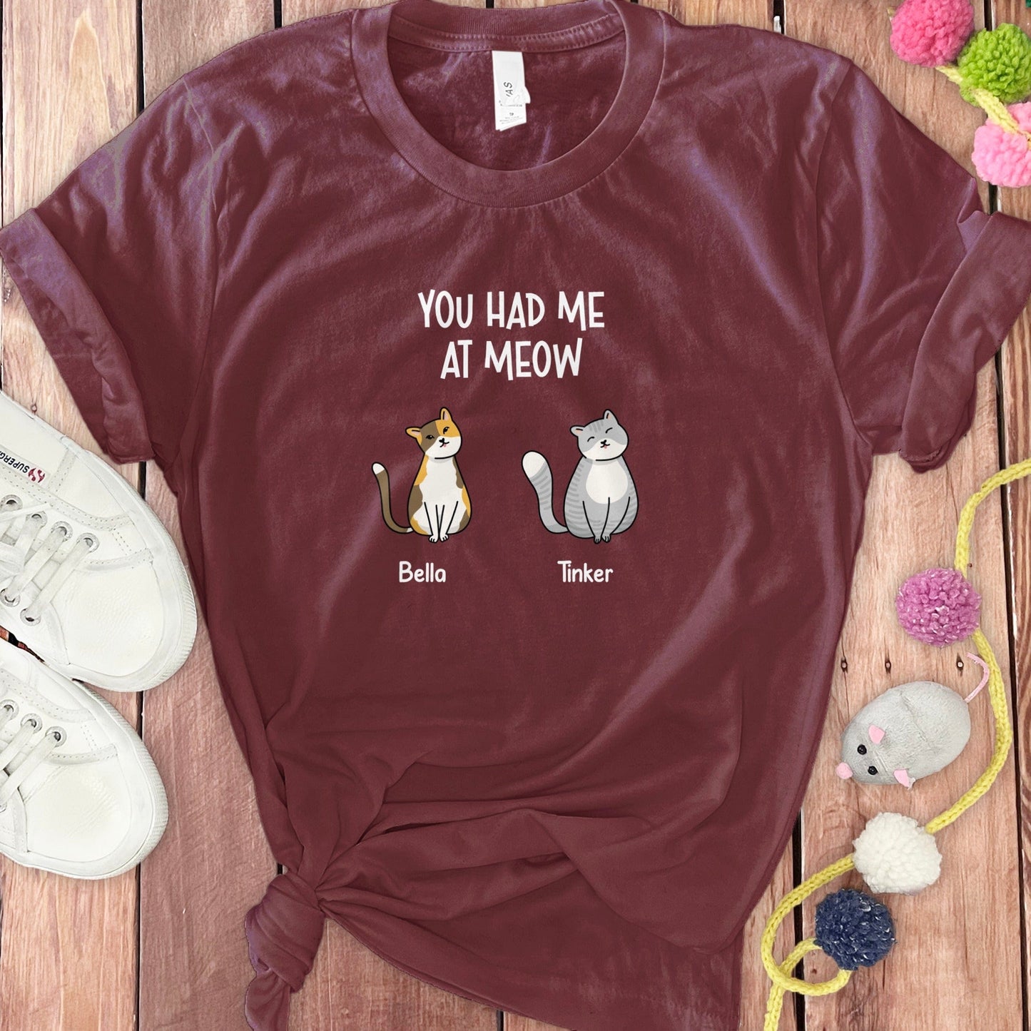 YOU HAD ME MEOW CAT T-SHIRT