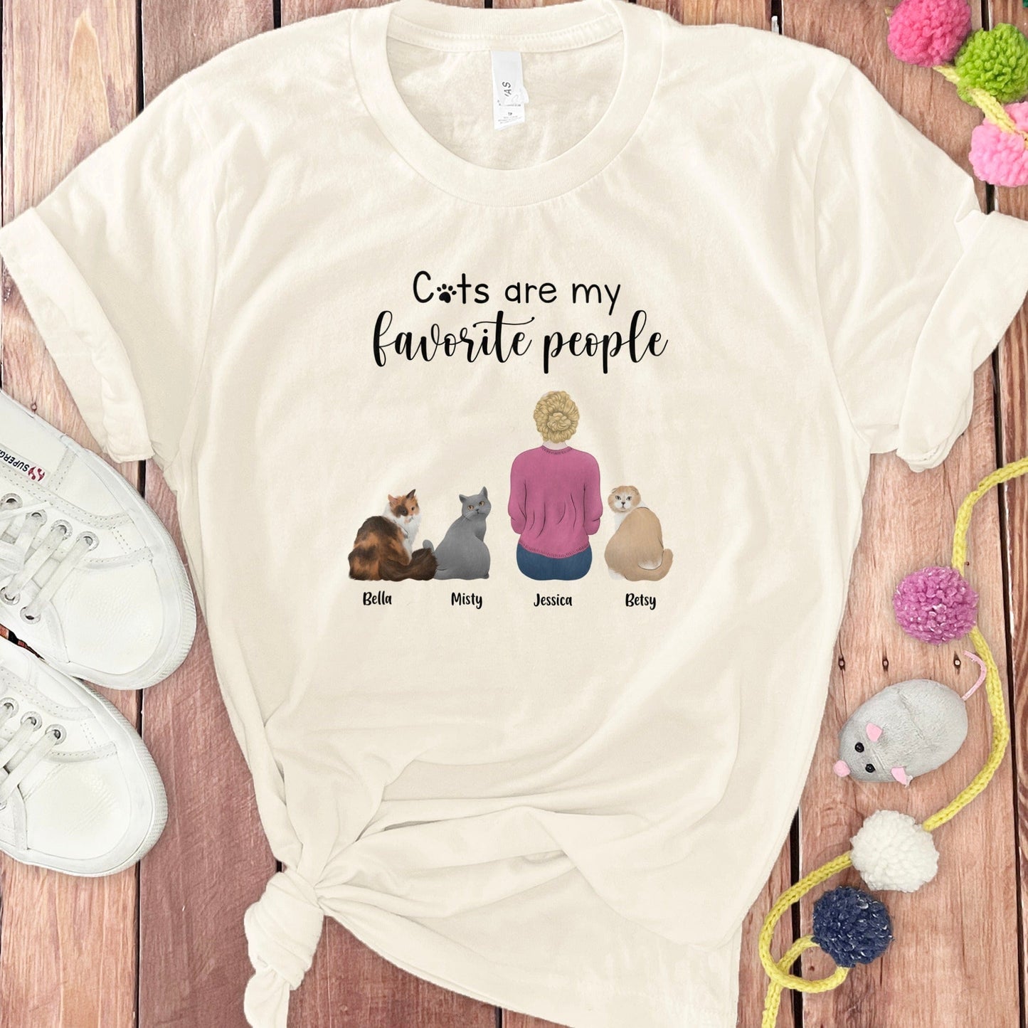 CUSTOM CATS FAVORITE T-SHIRT