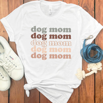 DOG MOM RETRO T-SHIRT