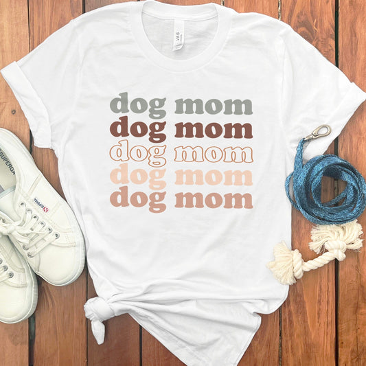 DOG MOM RETRO T-SHIRT