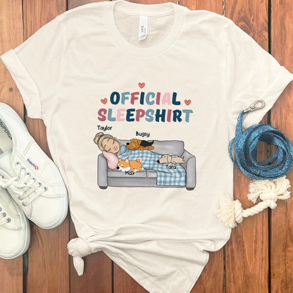 PERSONALIZED  DOG LOVER SLEEPSHIRT