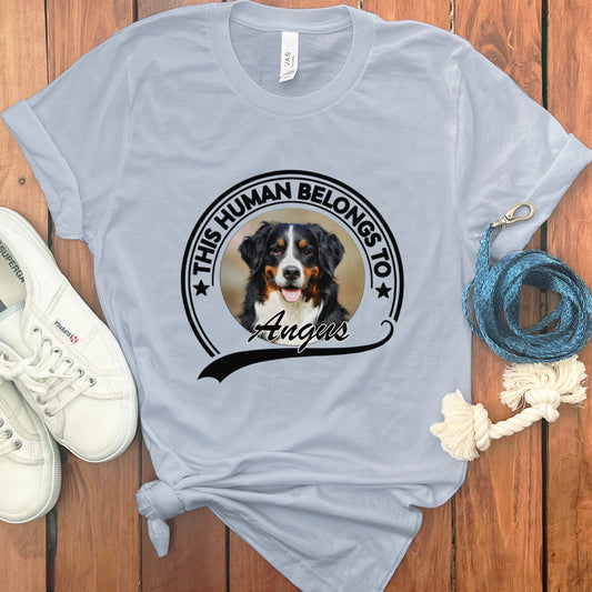 PERSONALIZED HUMAN BELONGS TO T-SHIRT