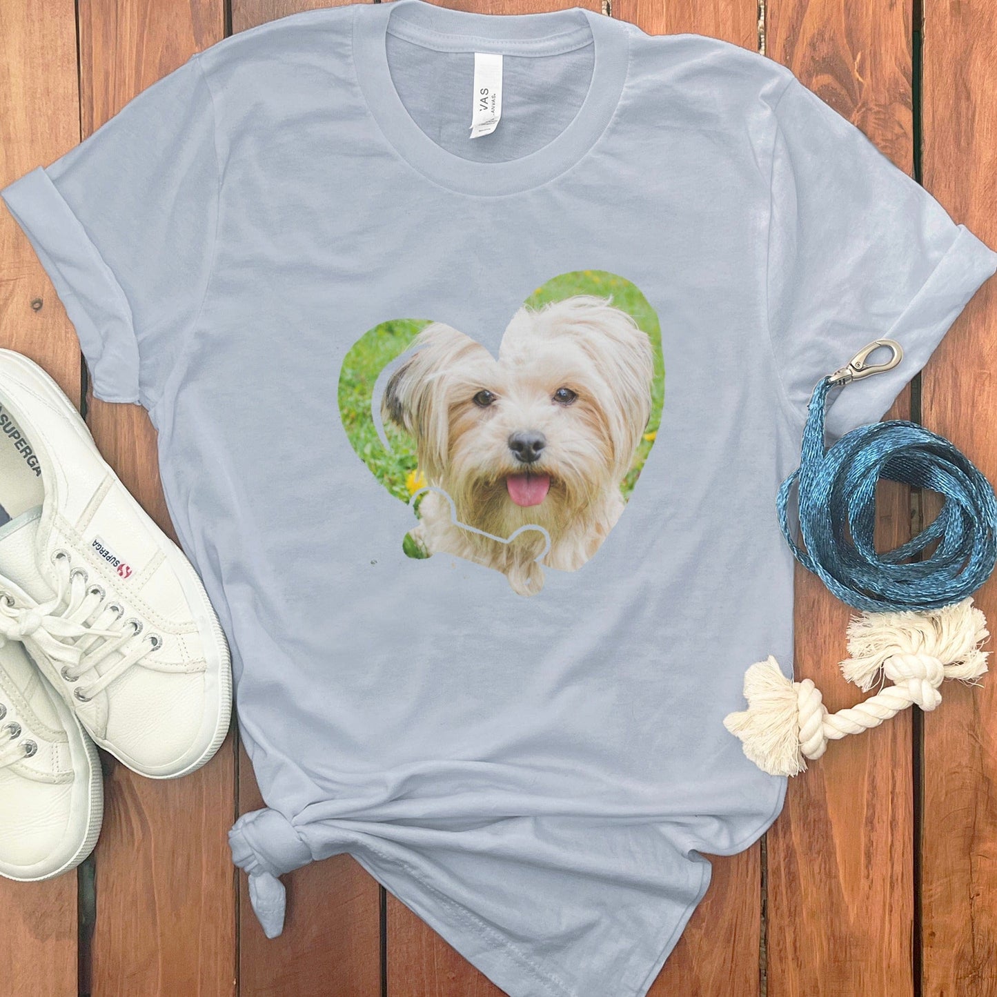 PERSONALIZED PHOTO HEART T-SHIRT