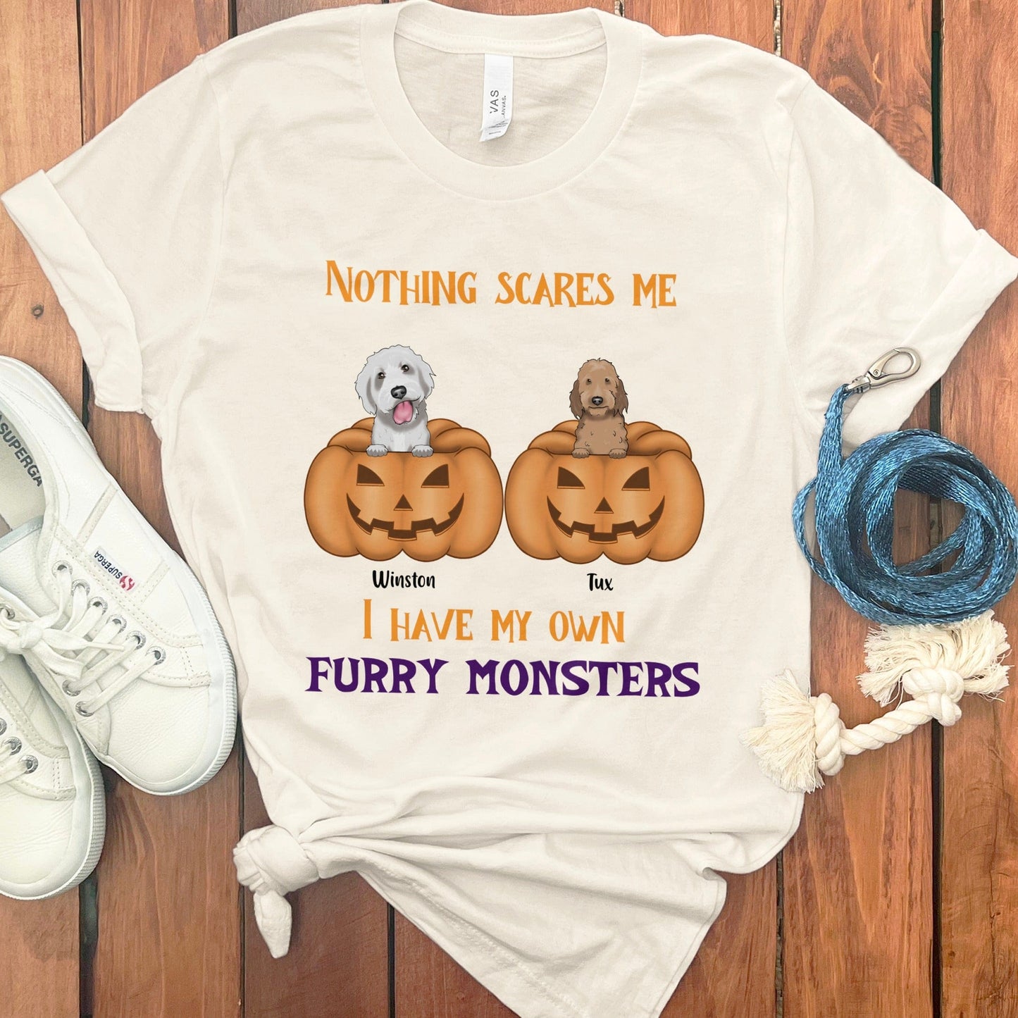 CUSTOM DOG HALLOWEEN T-SHIRT