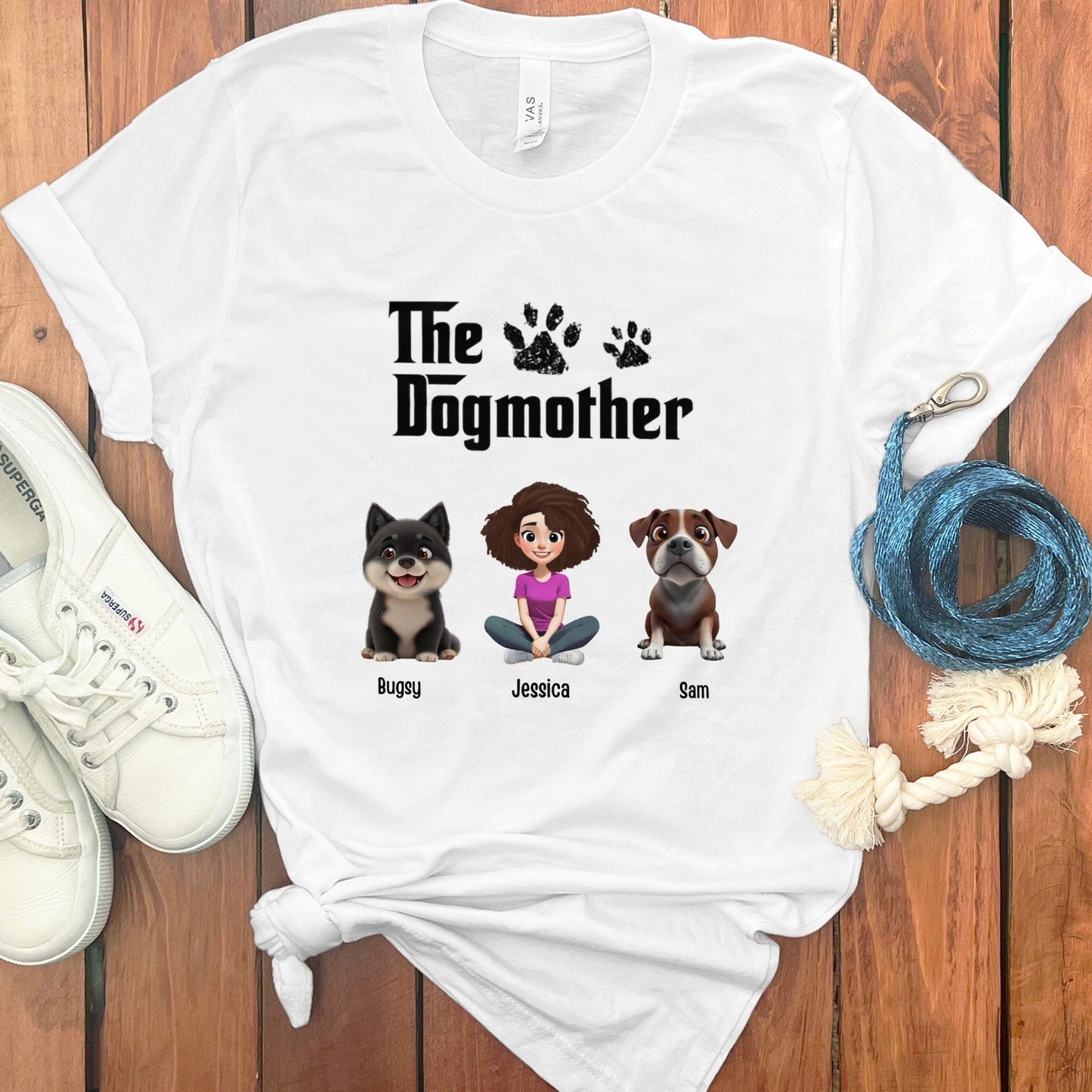 COOL DOG MOTHER PERSONALIZED T-SHIRT