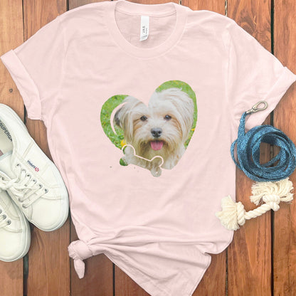 PERSONALIZED PHOTO HEART T-SHIRT