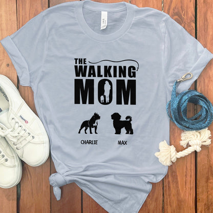 PERSONALIZED WALKING DAD MOM T-SHIRT