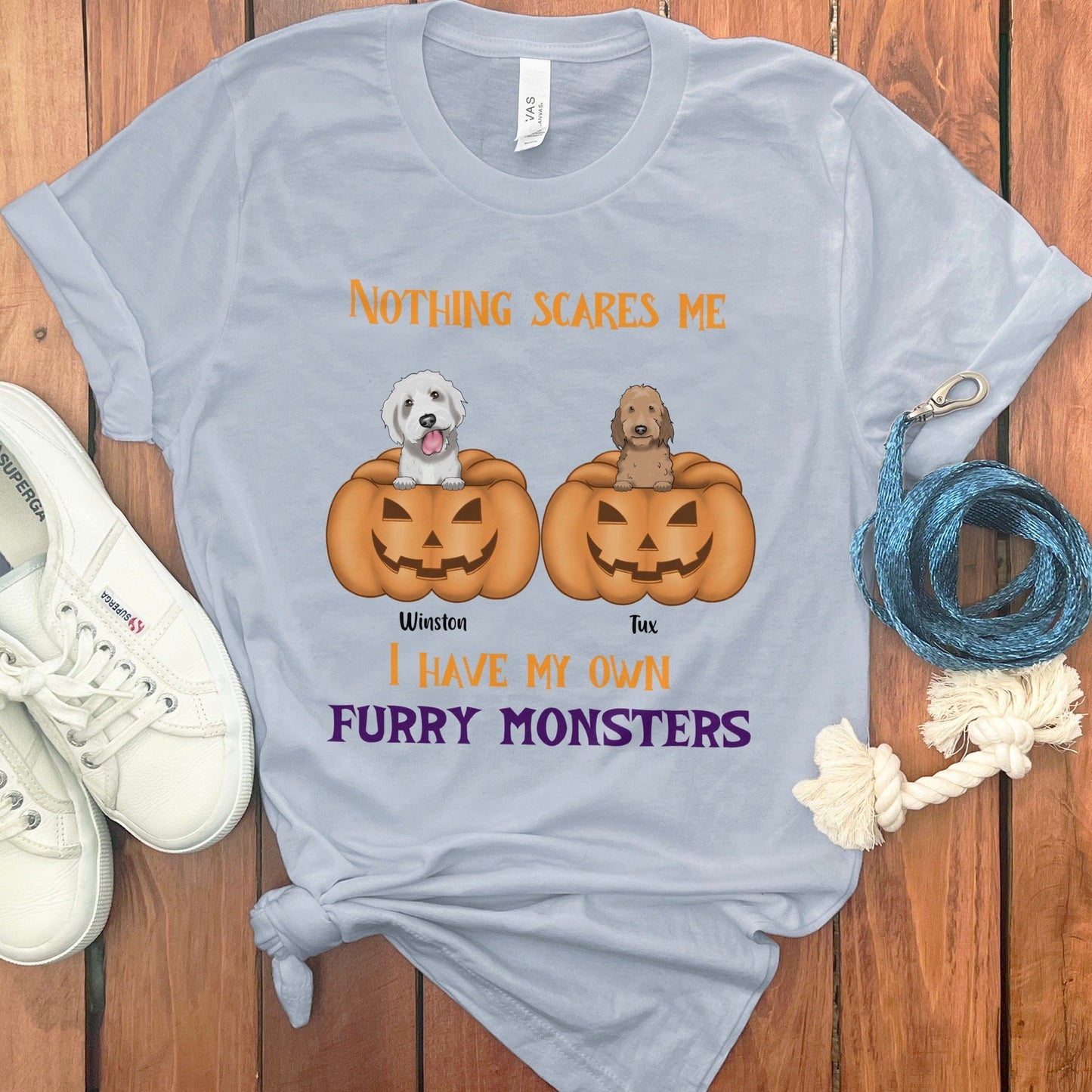 CUSTOM DOG HALLOWEEN T-SHIRT