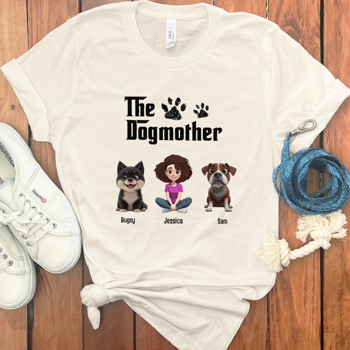 COOL DOG MOTHER PERSONALIZED T-SHIRT