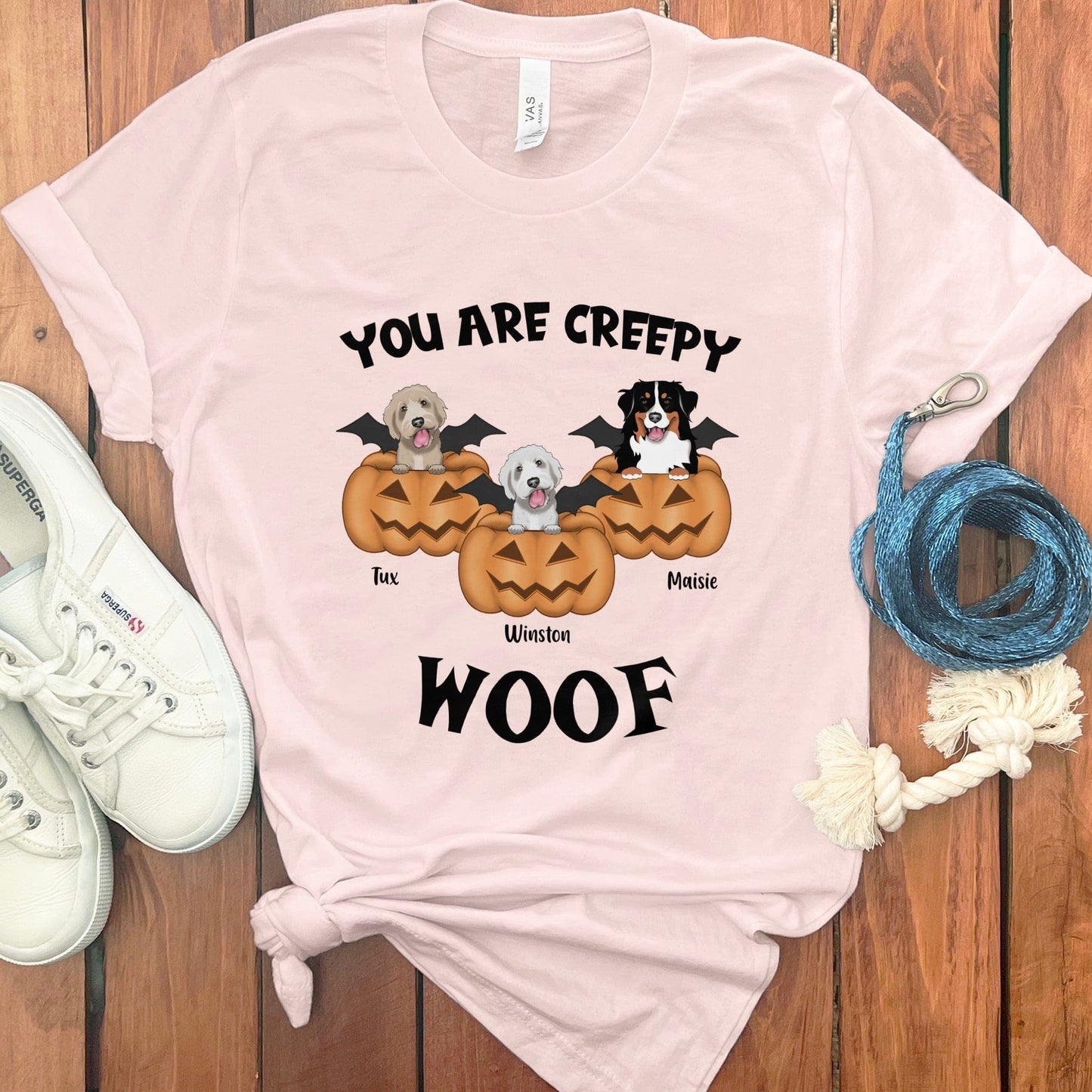 PERSONALIZED CREEPY HALLOWEEN T-SHIRT