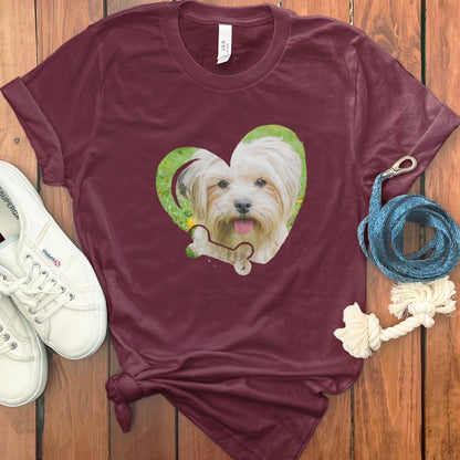 PERSONALIZED PHOTO HEART T-SHIRT