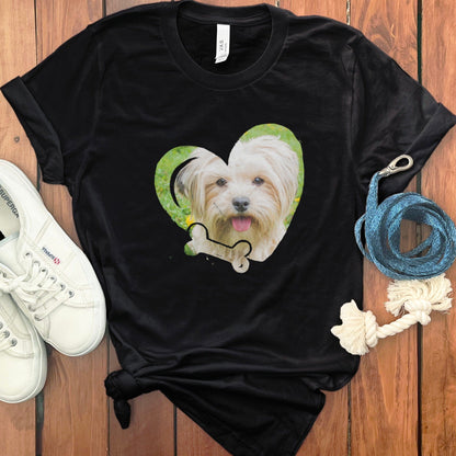 PERSONALIZED PHOTO HEART T-SHIRT