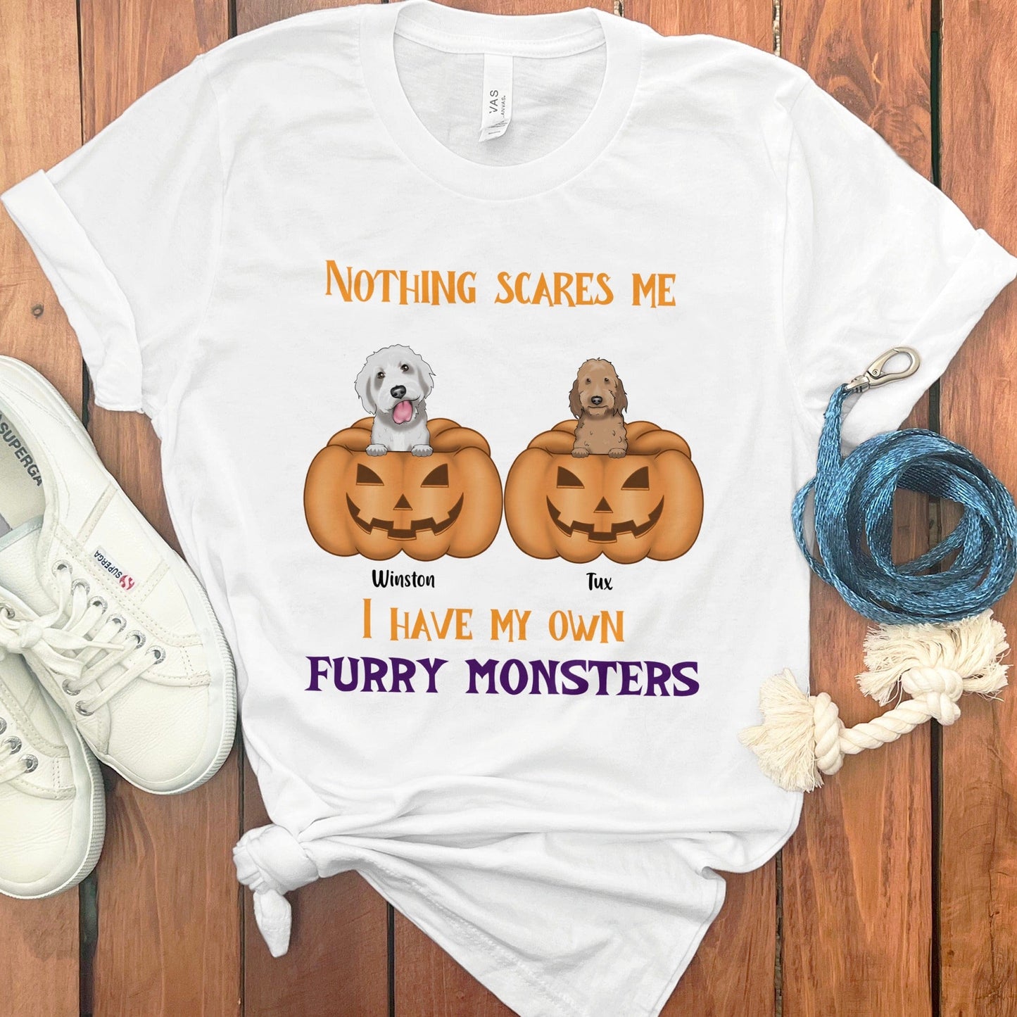 CUSTOM DOG HALLOWEEN T-SHIRT
